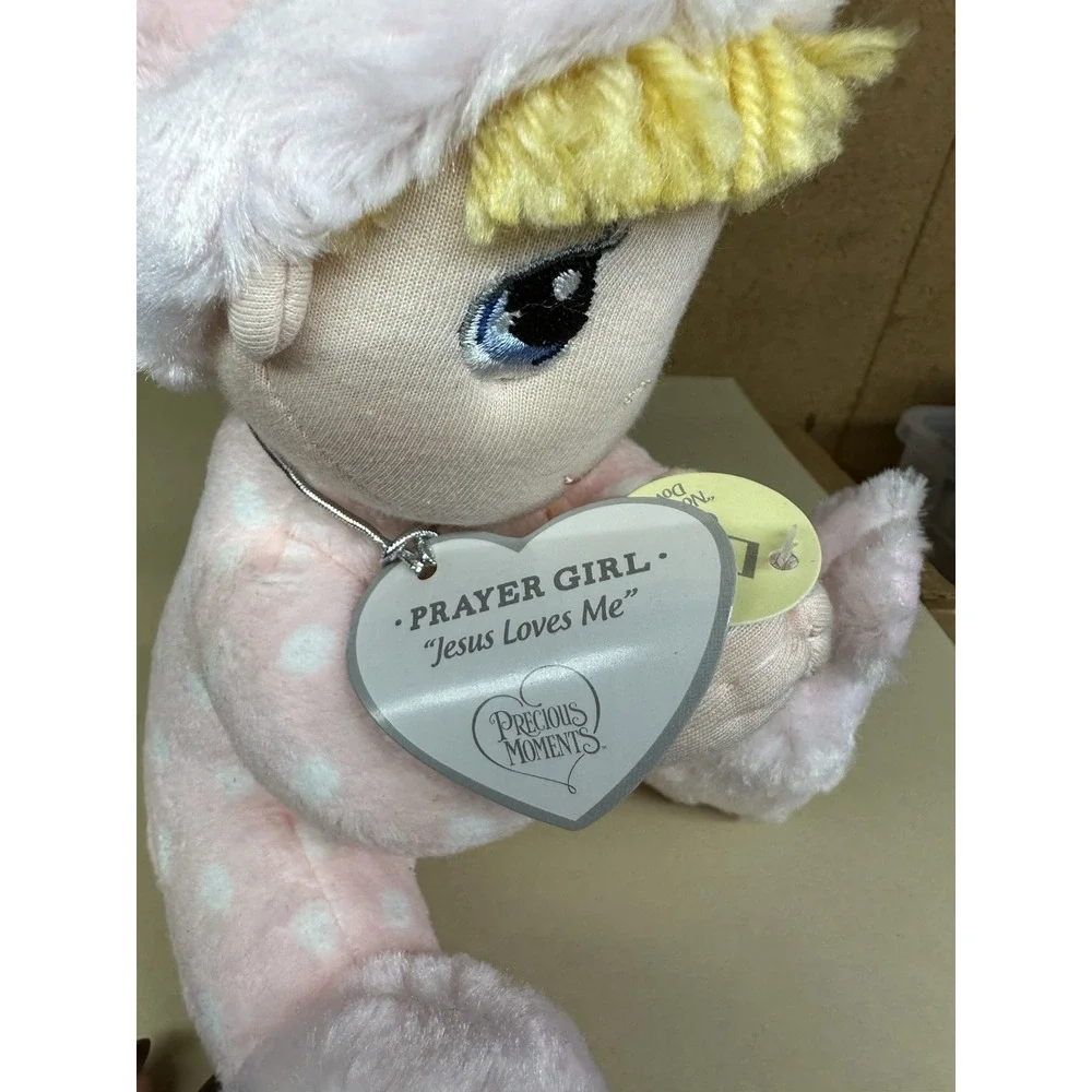Precious Moments Talking Plush Doll PRAYER GIRL Jesus Loves Me New w/ Tags